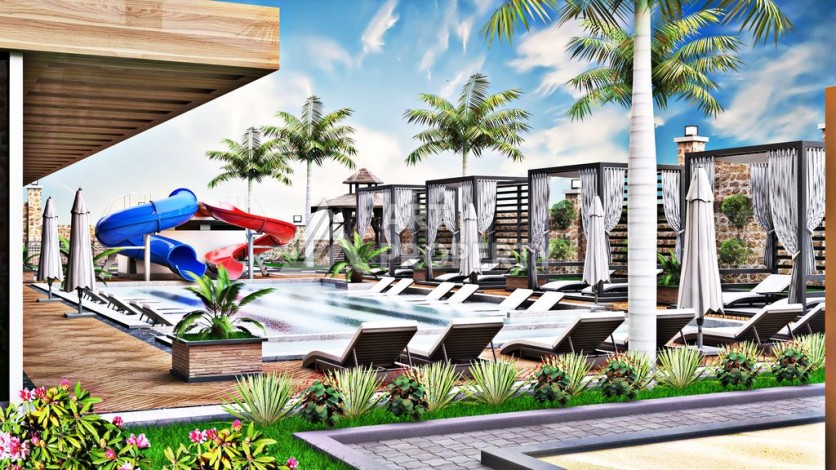 Просторные аппартаменты 1+1, 65 м2, всего в 300 м от моря, Тосмур, Алания - Ракурс 24