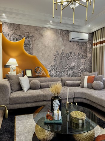 Аппартаменты 2+1, 110 м2, с шикарным ремонтом и видом на море в центре Алании. - Ракурс 7