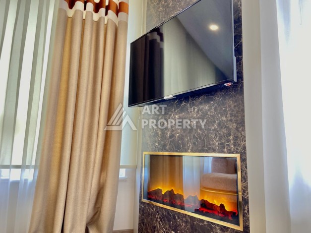 Аппартаменты 2+1, 110 м2, с шикарным ремонтом и видом на море в центре Алании. - Ракурс 15