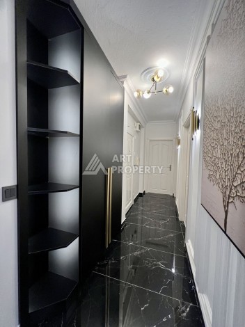 Аппартаменты 2+1, 110 м2, с шикарным ремонтом и видом на море в центре Алании. - Ракурс 19