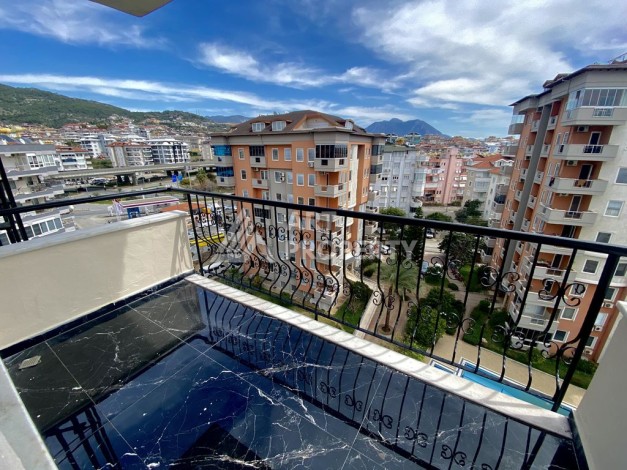 Аппартаменты 2+1, 110 м2, с шикарным ремонтом и видом на море в центре Алании. - Ракурс 22