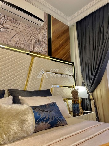 Аппартаменты 2+1, 110 м2, с шикарным ремонтом и видом на море в центре Алании. - Ракурс 30