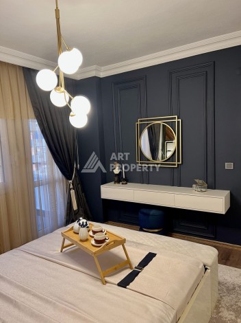 Аппартаменты 2+1, 110 м2, с шикарным ремонтом и видом на море в центре Алании. - Ракурс 31