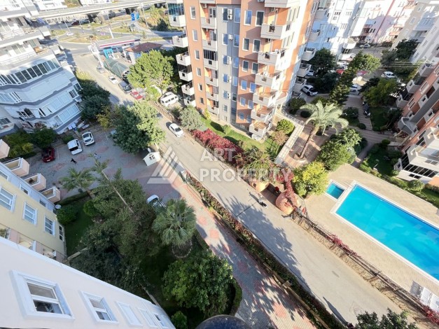 Аппартаменты 2+1, 110 м2, с шикарным ремонтом и видом на море в центре Алании. - Ракурс 37