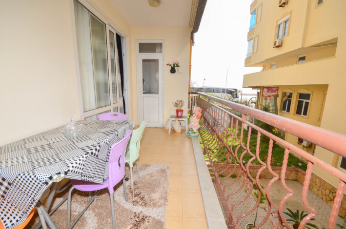 Трехкомнатная меблированная квартира на первой береговой линии, Тосмур, Алания, 115 м2 - Ракурс 14