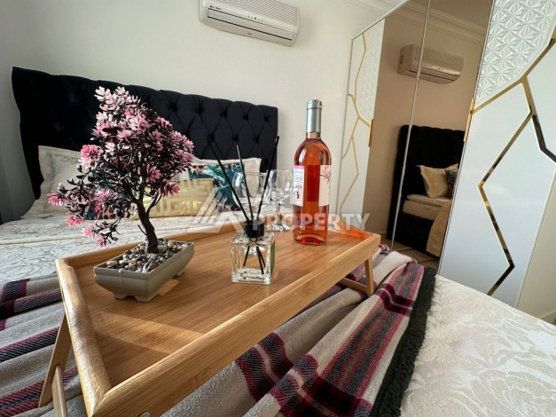 Просторная и меблированная квартира в Центре Алании, 2+1, 115м2, 900 м до моря. - Ракурс 12