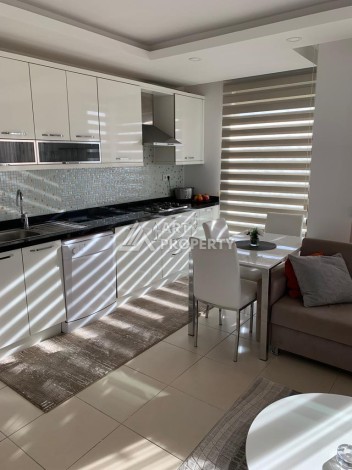 Апартаменты 2+1, 120м2, в большом и современном комплексе в 800 м от моря, Алания, Авсалар. - Ракурс 2