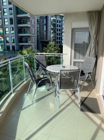 Апартаменты 2+1, 120м2, в большом и современном комплексе в 800 м от моря, Алания, Авсалар. - Ракурс 24