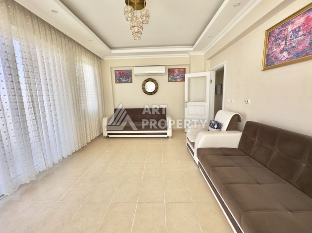 Квартира 2+1, 100м2, с видом на море на первой береговой линни, Махмутлар, Алания - Ракурс 2