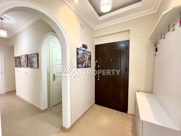 Квартира 2+1, 100м2, с видом на море на первой береговой линни, Махмутлар, Алания - Ракурс 3