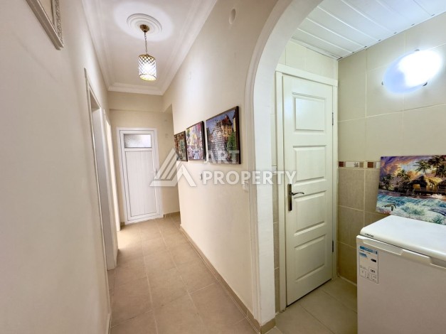 Квартира 2+1, 100м2, с видом на море на первой береговой линни, Махмутлар, Алания - Ракурс 5