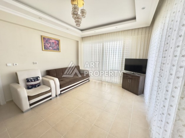 Квартира 2+1, 100м2, с видом на море на первой береговой линни, Махмутлар, Алания - Ракурс 6