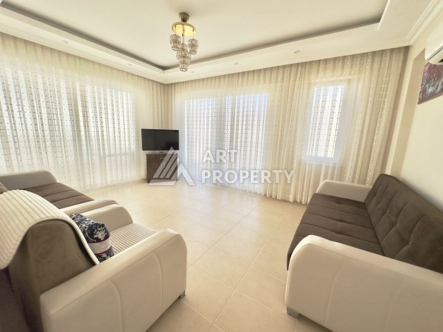 Квартира 2+1, 100м2, с видом на море на первой береговой линни, Махмутлар, Алания - Ракурс 7