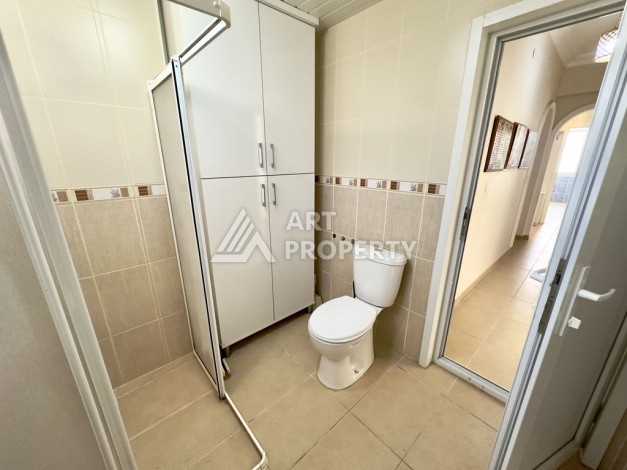 Квартира 2+1, 100м2, с видом на море на первой береговой линни, Махмутлар, Алания - Ракурс 16