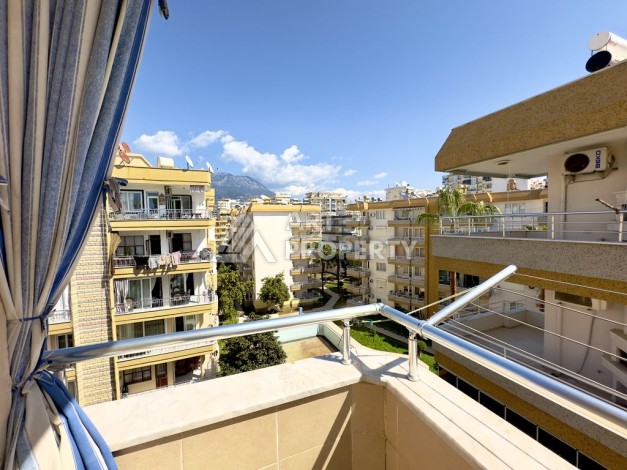 Квартира 2+1, 100м2, с видом на море на первой береговой линни, Махмутлар, Алания - Ракурс 24