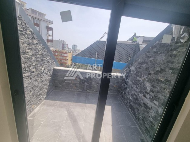 Дуплекс   3+1, 110м2 в 450 м от моря в новом доме, Алания, Махмутлар - Ракурс 10