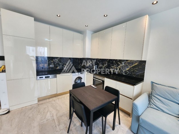 Квартира 1+1 в элитном комплексе, 56 кв.м. Оба, Алания - Ракурс 6