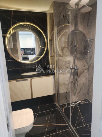 Квартира 1+1 в элитном комплексе, 56 кв.м. Оба, Алания - Ракурс 15