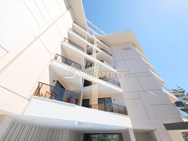 Квартира 1+1 в элитном комплексе, 56 кв.м. Оба, Алания - Ракурс 23