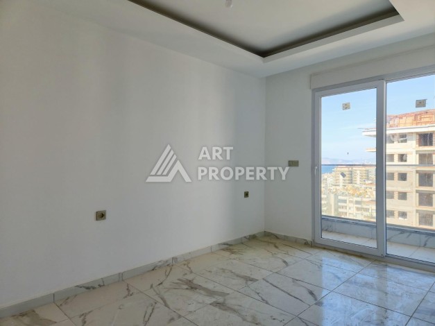 Квартира 2+1 с видом на море и крепость, 72 м2 в Махмутларе - Ракурс 30