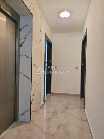 Квартира 2+1 с видом на море и крепость, 72 м2 в Махмутларе - Ракурс 37