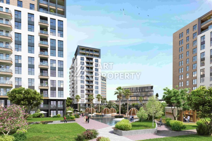 Стильные квартиры от 1+1 до 4+1 с видом на Мраморное море и острова в Стамбуле, район Пендик - Ракурс 8