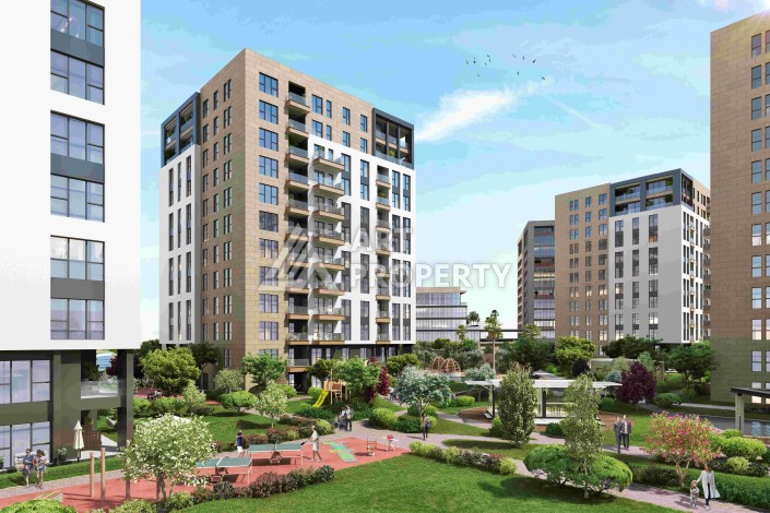 Стильные квартиры от 1+1 до 4+1 с видом на Мраморное море и острова в Стамбуле, район Пендик - Ракурс 10