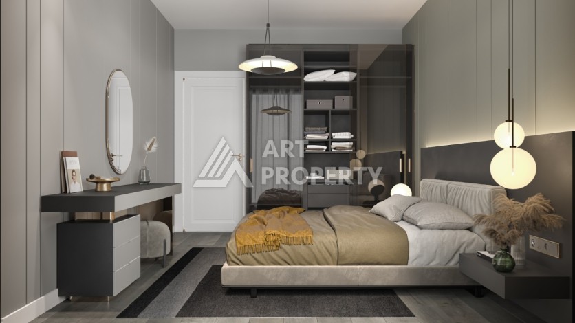 Стильные квартиры от 1+1 до 4+1 с видом на Мраморное море и острова в Стамбуле, район Пендик - Ракурс 21