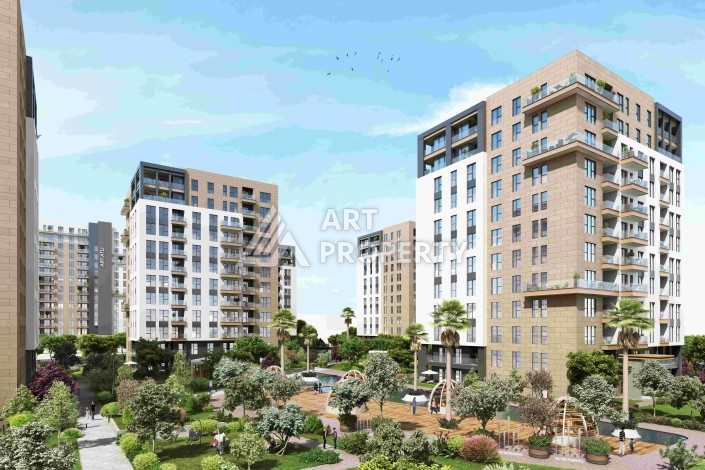 Стильные квартиры от 1+1 до 4+1 с видом на Мраморное море и острова в Стамбуле, район Пендик - Ракурс 23