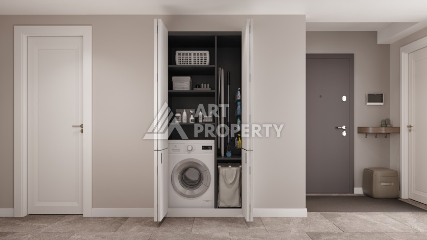 Стильные квартиры от 1+1 до 4+1 с видом на Мраморное море и острова в Стамбуле, район Пендик - Ракурс 24