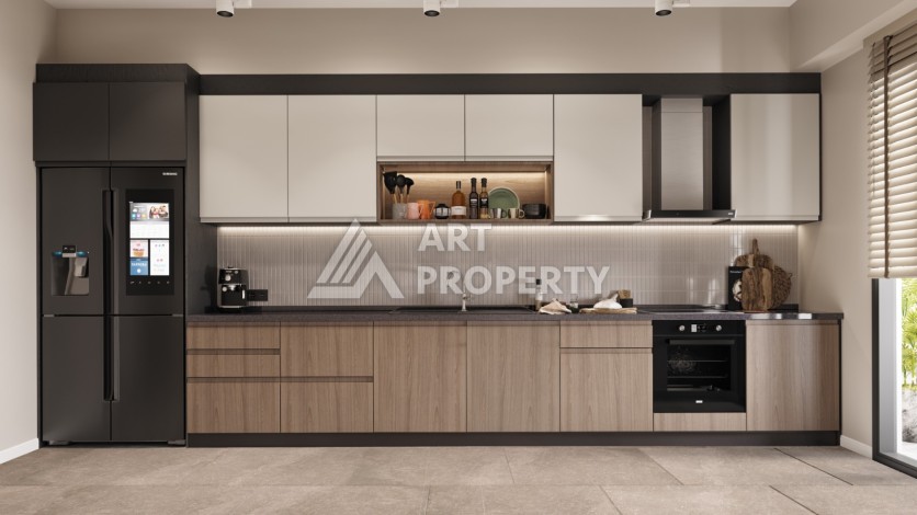 Стильные квартиры от 1+1 до 4+1 с видом на Мраморное море и острова в Стамбуле, район Пендик - Ракурс 27