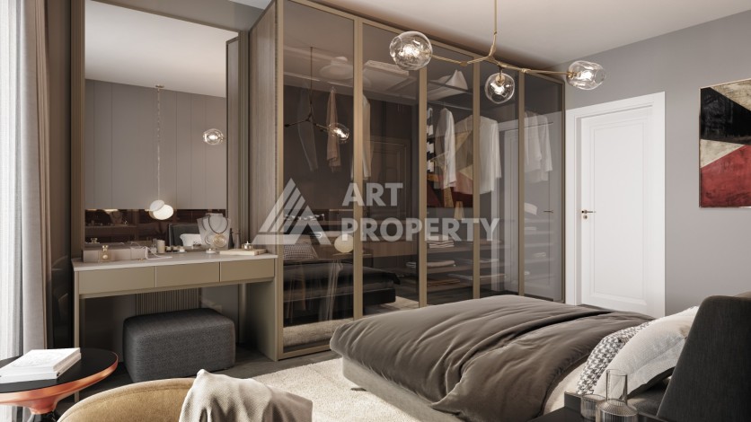 Стильные квартиры от 1+1 до 4+1 с видом на Мраморное море и острова в Стамбуле, район Пендик - Ракурс 31