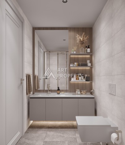 Стильные квартиры от 1+1 до 4+1 с видом на Мраморное море и острова в Стамбуле, район Пендик - Ракурс 33