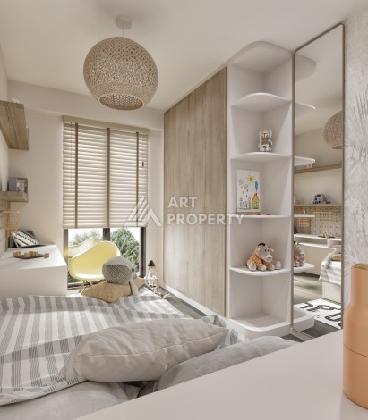 Стильные квартиры от 1+1 до 4+1 с видом на Мраморное море и острова в Стамбуле, район Пендик - Ракурс 37