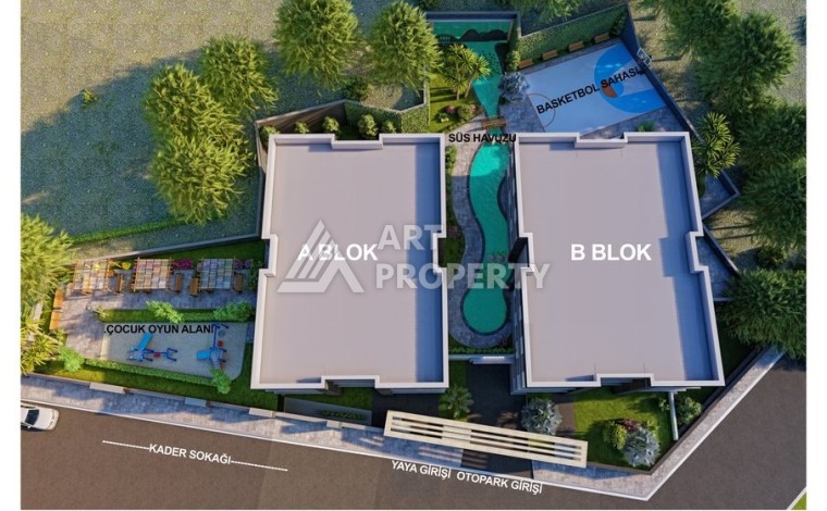 Уютные квартиры 2+1 с видом на долину Алибейкёй в европейской части Стамбула - Ракурс 7