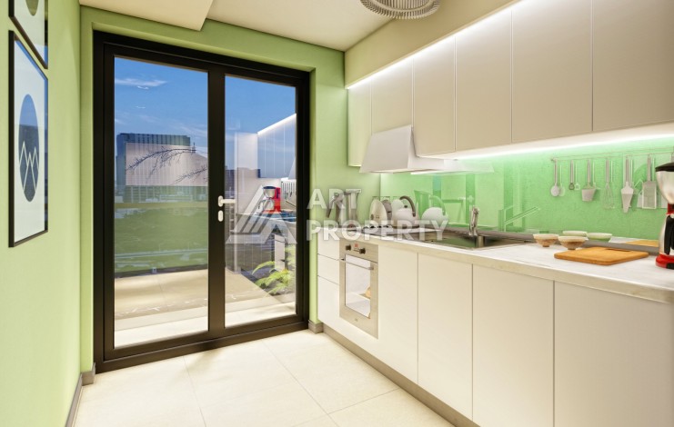 Уютные квартиры 2+1 с видом на долину Алибейкёй в европейской части Стамбула - Ракурс 12