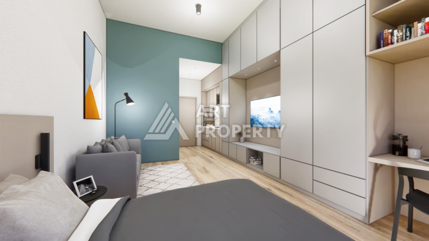 Инновационная резиденция с квартирами от 79 до 112 кв.м. Каитхане, Стамбул - Ракурс 3