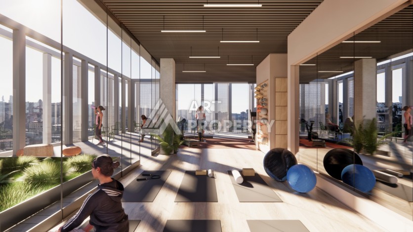 Инновационная резиденция с квартирами от 79 до 112 кв.м. Каитхане, Стамбул - Ракурс 10