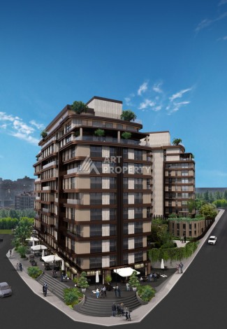 Квартиры 1+1, 2+1 и 3+1 с видом на природу в Каитхане, Стамбул. - Ракурс 2