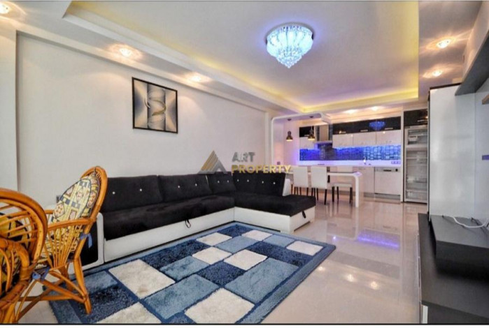 Трехкомнатная квартира в районе Махмутлар с видом на море и историческую крепость Аланьи, 110 м2 - Ракурс 15