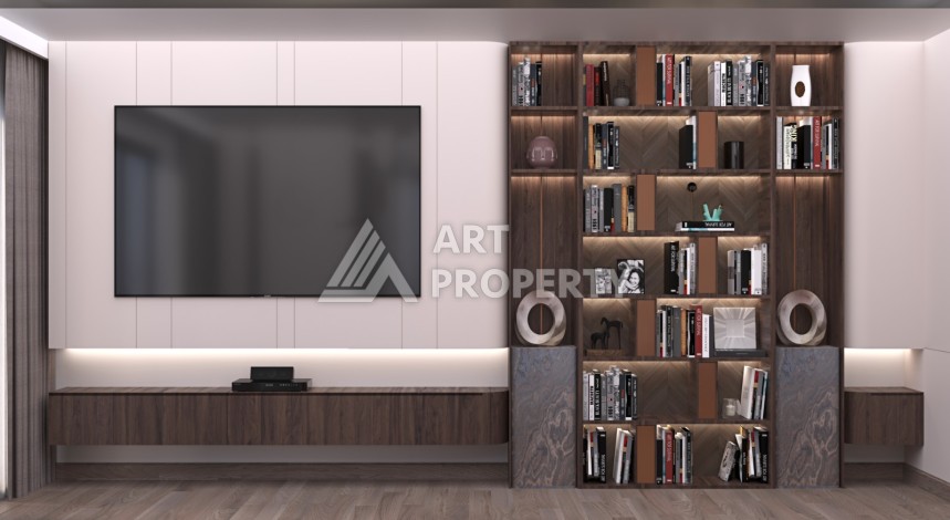 Квартиры 1+1, 2+1 и 3+1 с видом на природу в Каитхане, Стамбул. - Ракурс 12