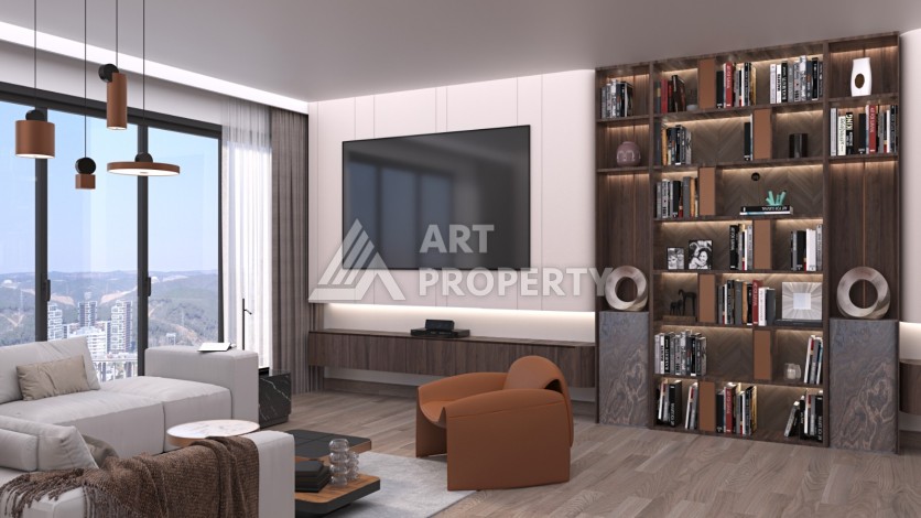 Квартиры 1+1, 2+1 и 3+1 с видом на природу в Каитхане, Стамбул. - Ракурс 13