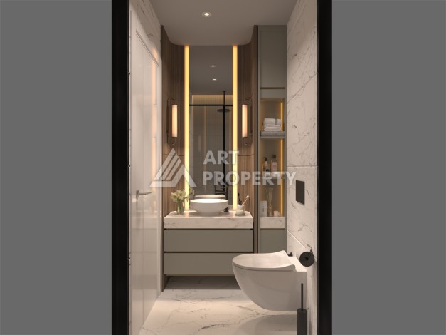 Квартиры 1+1, 2+1 и 3+1 с видом на природу в Каитхане, Стамбул. - Ракурс 21