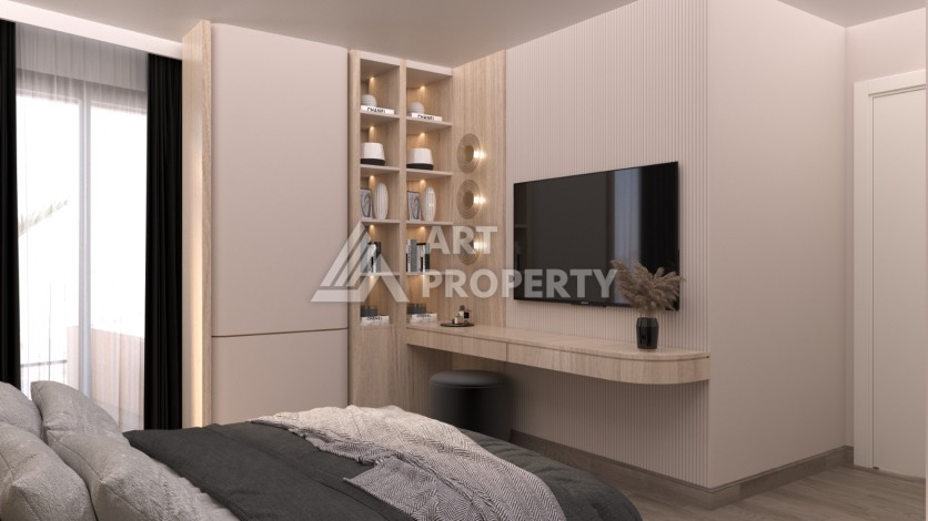 Квартиры 1+1, 2+1 и 3+1 с видом на природу в Каитхане, Стамбул. - Ракурс 25