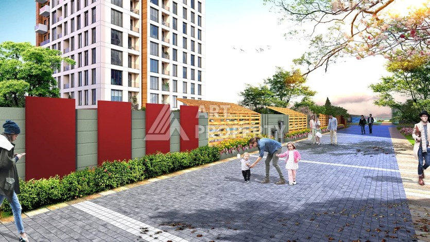 Апартаменты от 66 до 363 кв.м. в новом ЖК. Бейликдюзю, Стамбул. - Ракурс 43