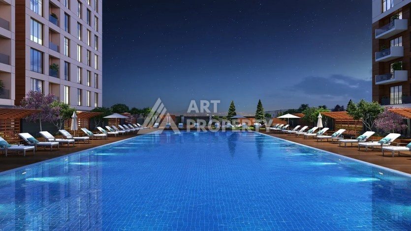 Апартаменты от 66 до 363 кв.м. в новом ЖК. Бейликдюзю, Стамбул. - Ракурс 44