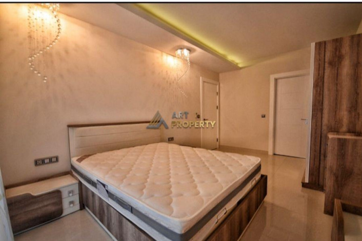 Трехкомнатная квартира в районе Махмутлар с видом на море и историческую крепость Аланьи, 110 м2 - Ракурс 22