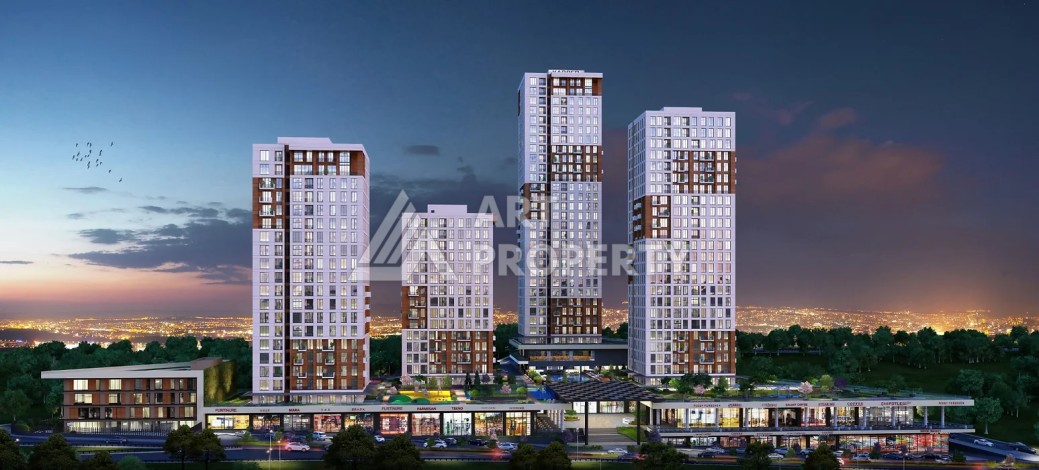 Апартаменты от 66 до 363 кв.м. в новом ЖК. Бейликдюзю, Стамбул. - Ракурс 45