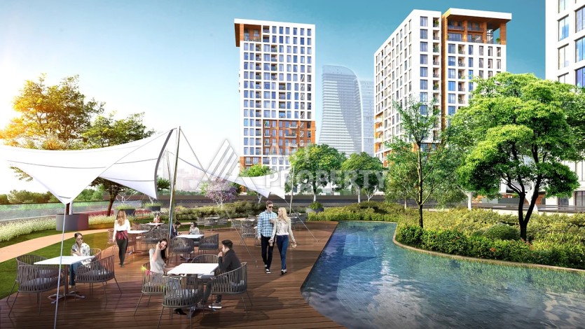 Апартаменты от 66 до 363 кв.м. в новом ЖК. Бейликдюзю, Стамбул. - Ракурс 49