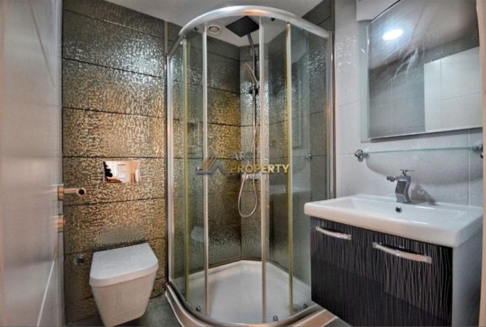 Трехкомнатная квартира в районе Махмутлар с видом на море и историческую крепость Аланьи, 110 м2 - Ракурс 23